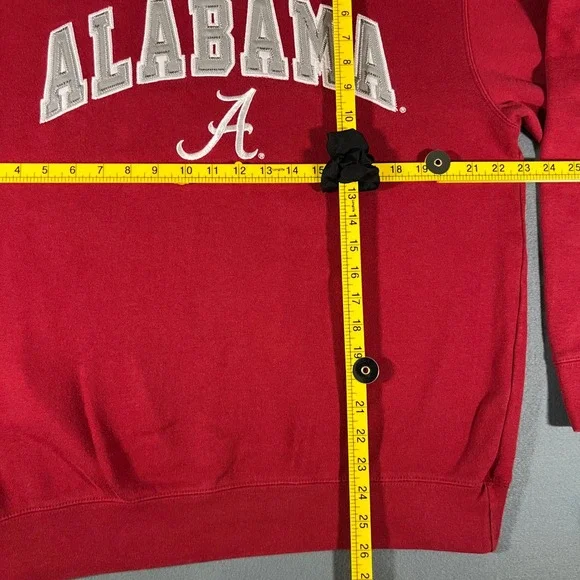 Alabama Crimson Tide NCAA College Sweatshirt Crewneck Red Size M - Picture 6 of 6